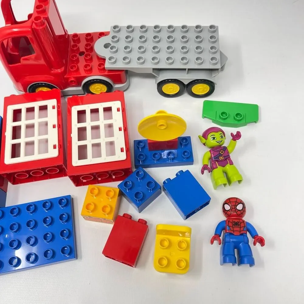 Lego Duplo Spider-Man Spiderman Spider Truck Adventure 10608 Set Preowned Goblin